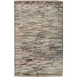 Hand-Knotted High-Quality Gray Area Rug