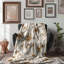 Old World Daisy Impressions - Jeté Sher 1 pièce Premium-1876661742