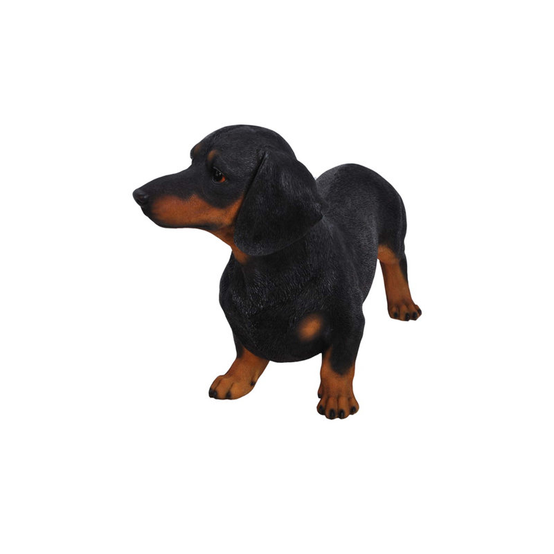 Figurine pour chien debout teckel