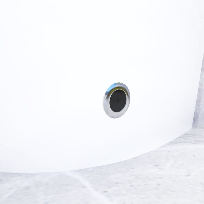 1.28 Gallons GPF Elongated Floor Mounted Back To Wall Toilets (Seat Included), White