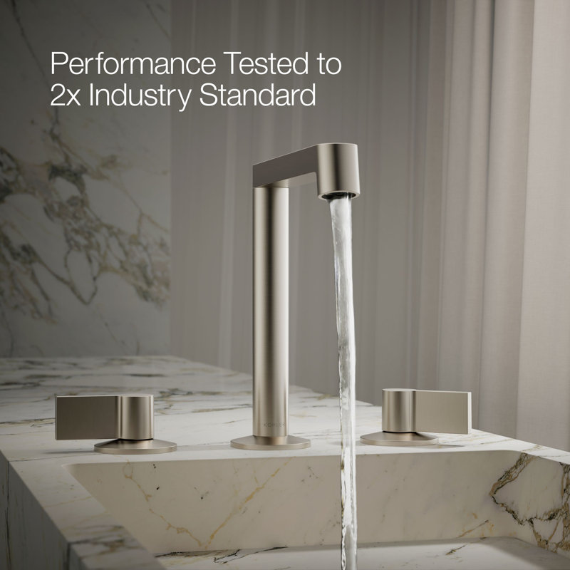 Components Bathroom Sink Handles With Lever Design, Vibrant Brushed Nickel