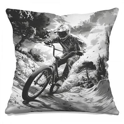 Coussin Cycling, coussins décoratifs double face