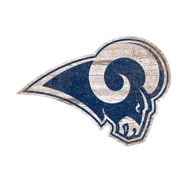 NFL 3D Logo Series Wall Art - 12x12 Trinx Finish: Los Angeles Rams