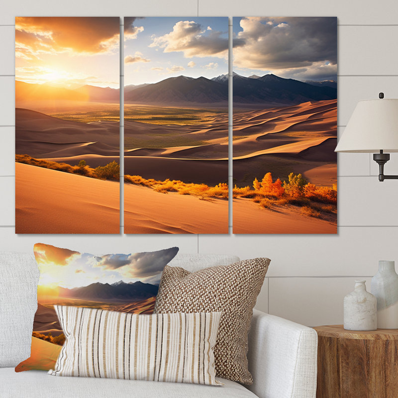 Colorado Wild Landscape II sur toile, 3 pièces, H 32 po x l 48 po x P 1 po