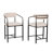 Berkoff Cream Upholstered Dining Chairs Set Of 2