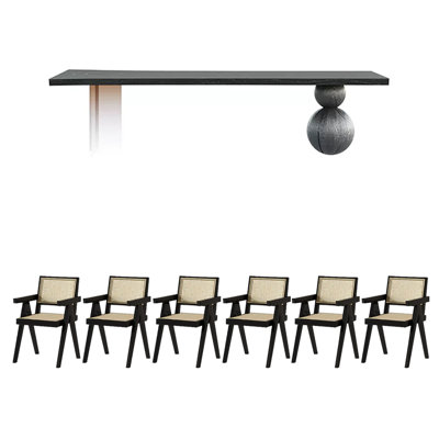Ensemble de salle à manger rectangulaire