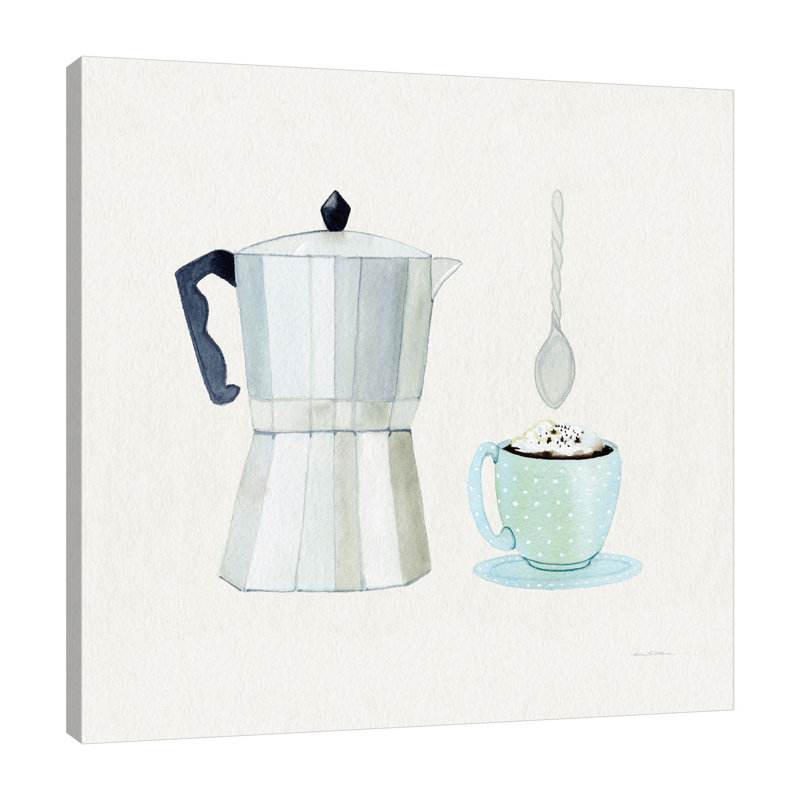 «Coffee Break VII Tan», toile tendue par Kathleen Parr Mckenna, H 30 po x l 30 po x P 1,5 po