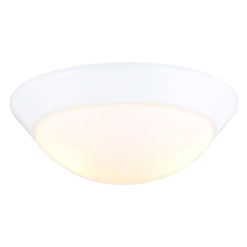 Ventilateur de plafond à luminaire bol 2 lumières, Bronze huilé