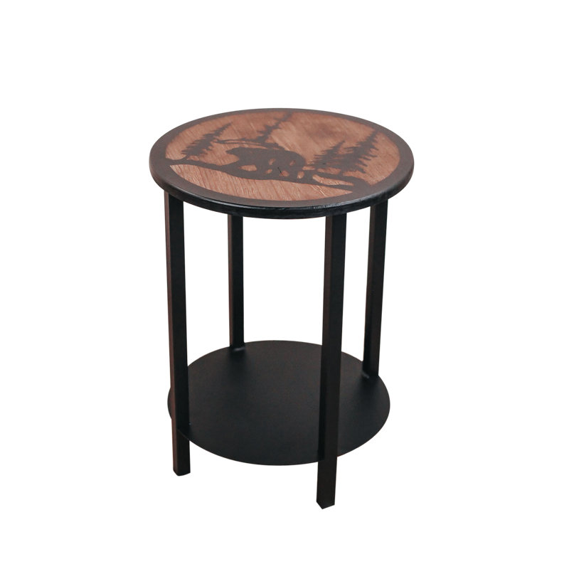 Kerela Solid Wood Top End Table