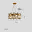 Brinton 12 - Light Waggon Wheel Chandelier
