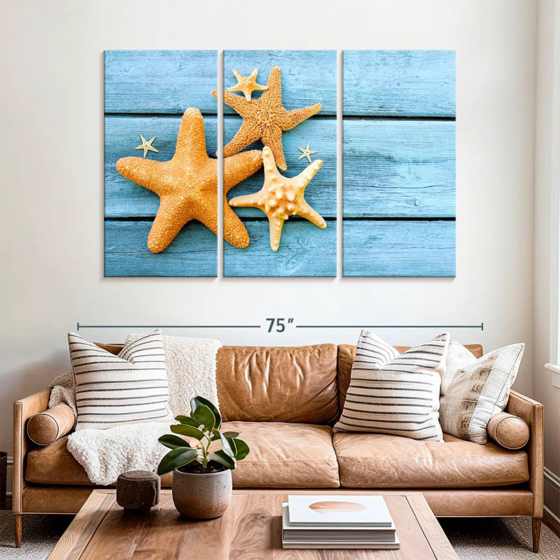 Rustic Starfish, 42" H x 65" W