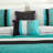 Chloe 7-Piece Pleated Stripe Medallion Embroidered Comforter Set-481065947-481065942