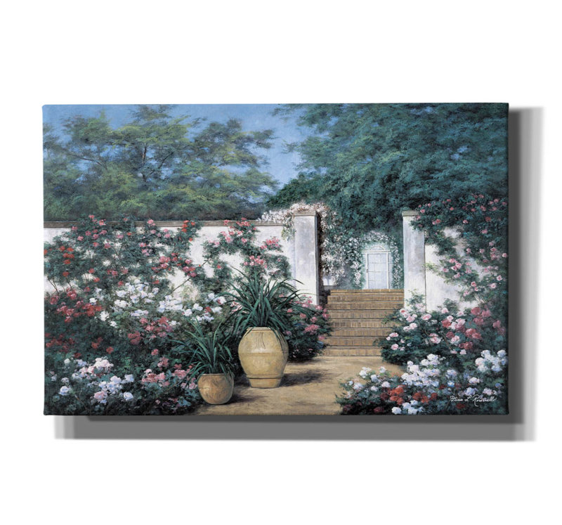 «Jardin de fleur» par Diane Romanello, H 40 po x l 60 po
