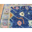 Tapis unique bleu marine de 8 pi x 10 pi