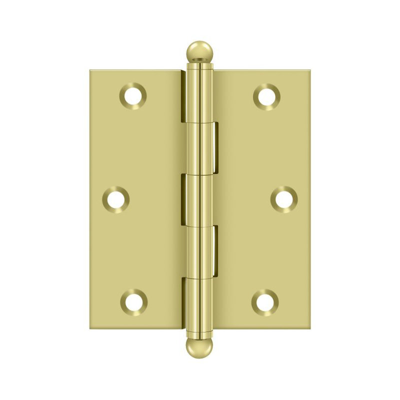 Hinge, Polished Brass