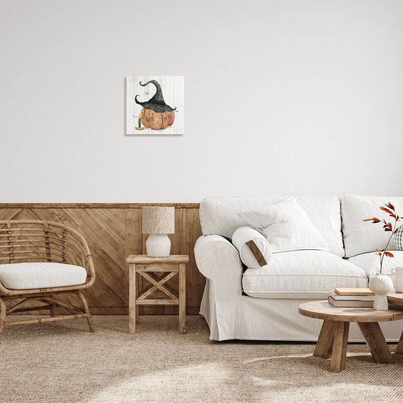 «Pumpkin And Witch Hat» par Deane Beesley sur, H 17 po x l 17 po x P 1,5 po