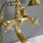 2 Handle Wall Mounted Clawfoot Tub Faucet-103056924