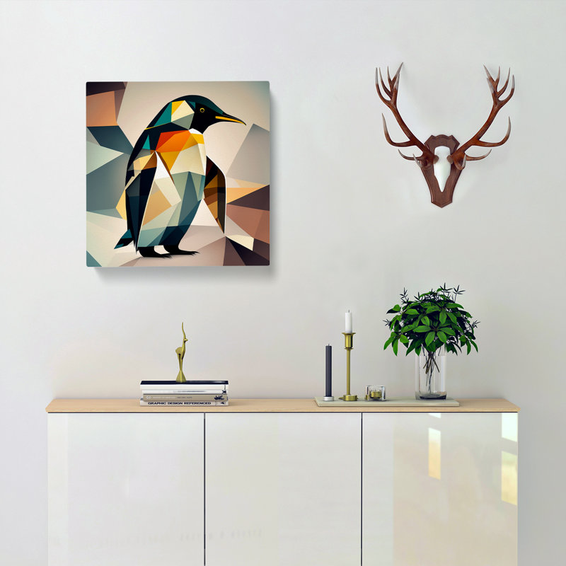 Penguin Cubism - No Frame Print