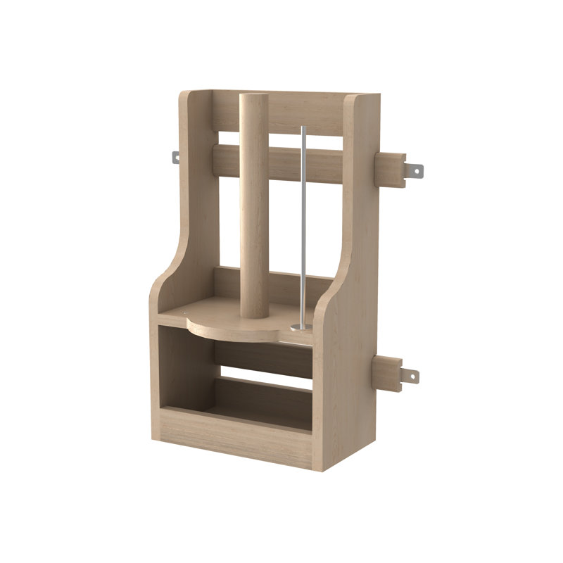 Organisateur de meuble-lavabo en bois
