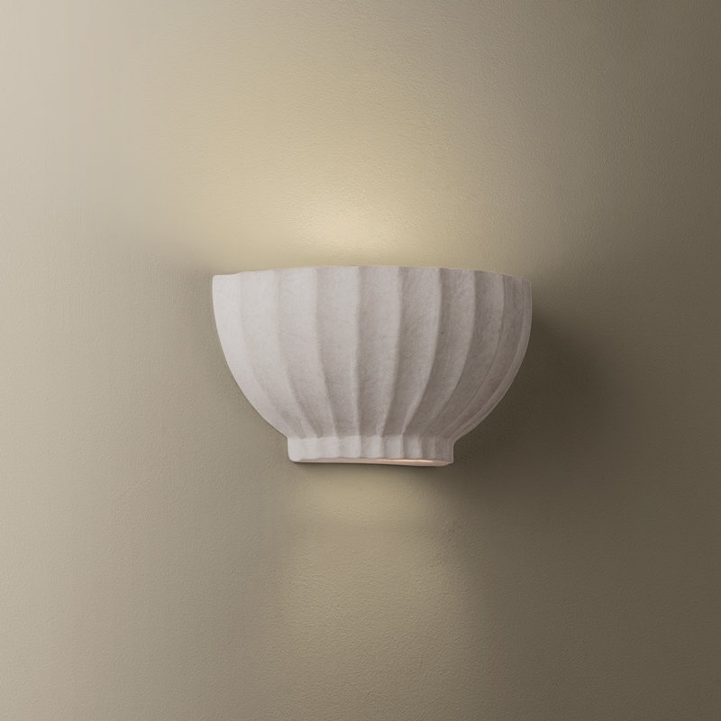 Efron 10" 1-Light Ceramic Wall Sconce