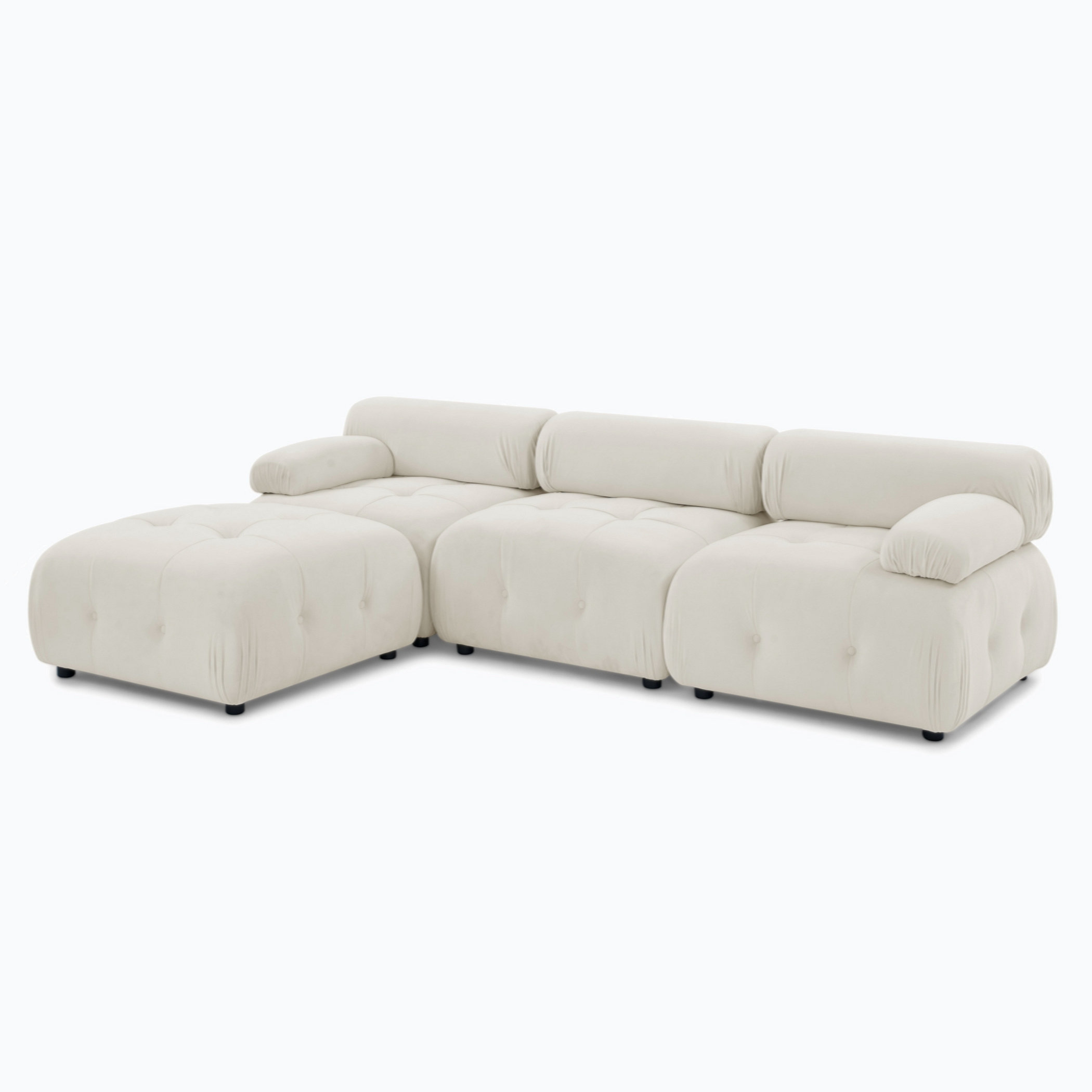 Latitude Run® Modular Sectional Sofa Couch, Modern L Shaped Cloud Couch ...
