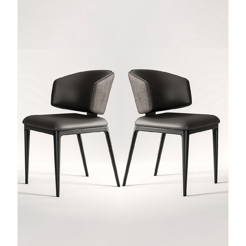 Chaise simple haut de gamme pour le salon et la salle à manger, Noir