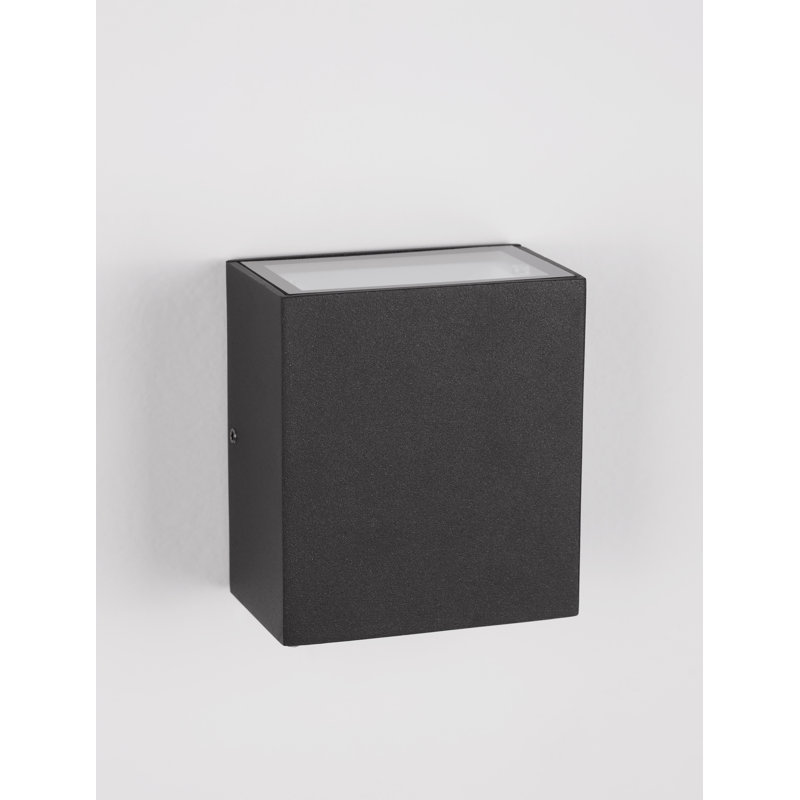 Black Integrated LED Outdoor Flush Mount