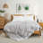 Goose Feather Fiber & Down Blanket, All-Season Bedding Comforter with Satin Trim - Soft Breathable Shell - Perfect for Layering - Machine Washable-102305816-102305820
