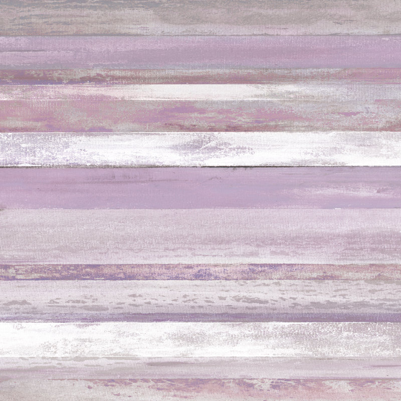 Lilac Stripes - Wrapped Canvas Print, 76cm H x 76cm W x 3.8cm D