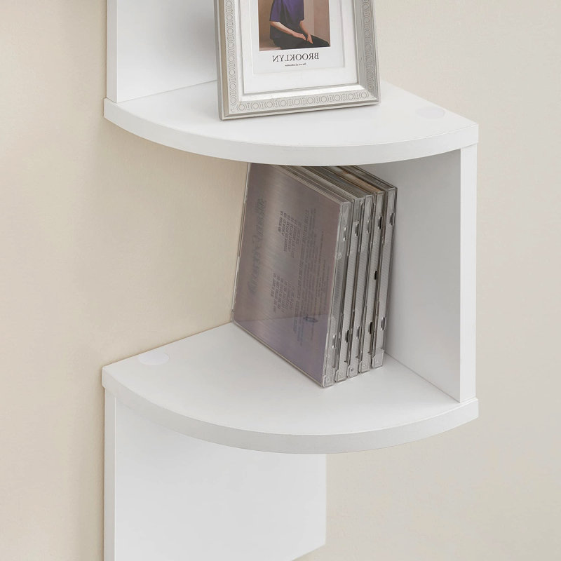Mackles 5 Piece Corner Shelf, White