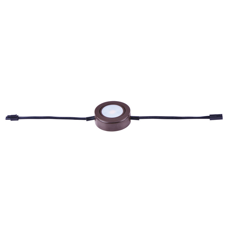 Statham 1 - Light LED Under Cabinet Puck Light, Anodized Bronze