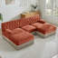 Canapé Chesterfield en U en velours-479672885-479673033