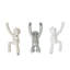 Crochets muraux Buddy, crochets décoratifs simples pour entrée, chambre à coucher, ensemble de 3-125785659