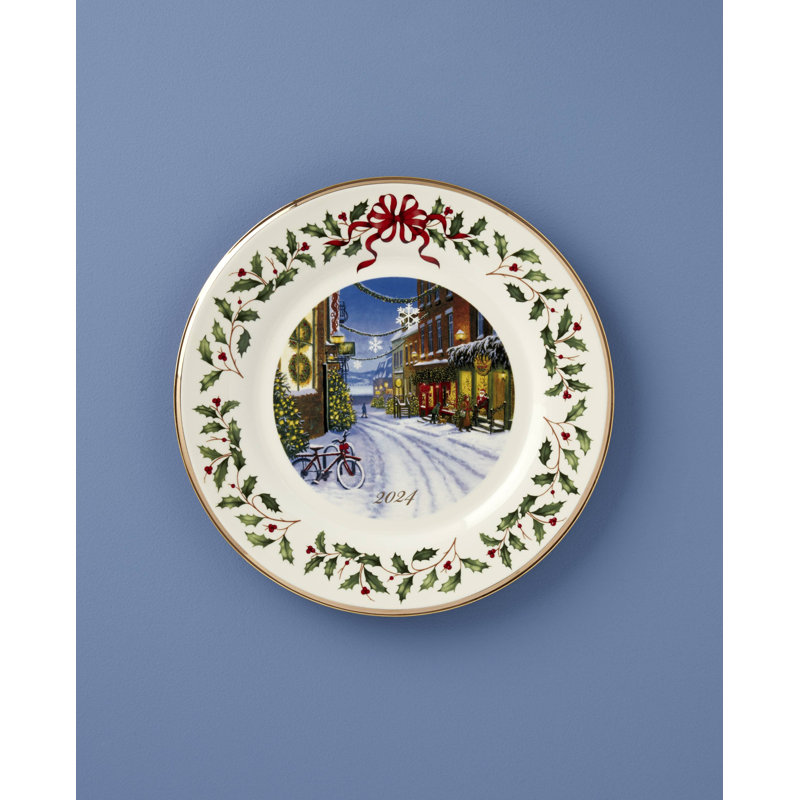 2024 Holiday Annual Plate Winter Scene