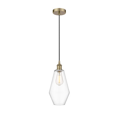 Luminaire suspendu cylindrique à 1 lumière Gabbie