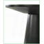 Ensemble de tables basses 3 pièces Jasper - Noir ébène avec base piédestal, style salon cohésif