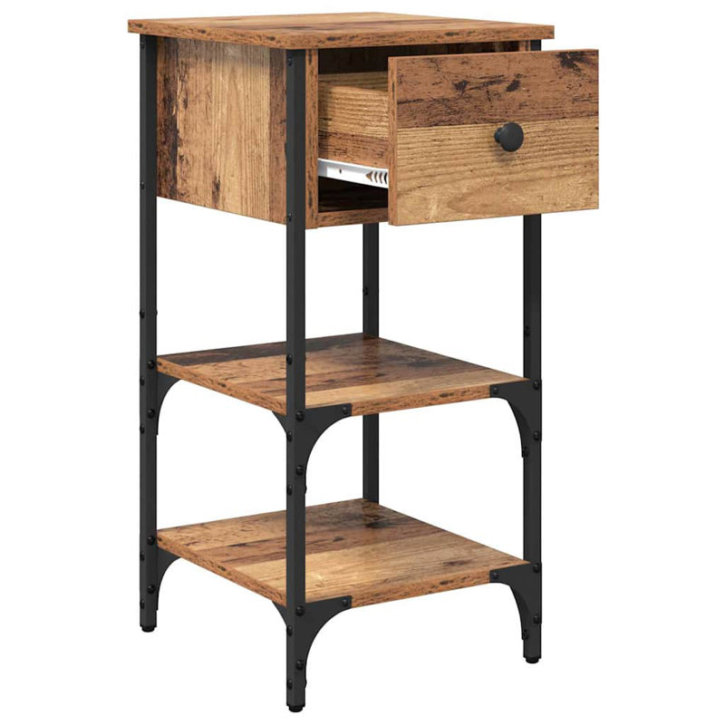 Bedside Cabinet, Old Wood
