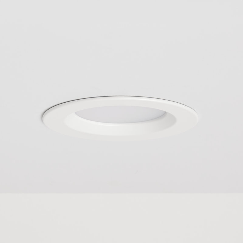 Generation Lighting Verra 4 Inch Round LED Downlight 5CCT Adjustable Color Regressed Trim Wafer Style