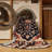 Machine Washable Persian Black Area Rug-810637119