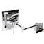 Miroir de maquillage/rasage lumineux sans cadre à fixation murale-39034181