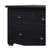 Narrow Console Table, Slim Sofa Table With Three Storage Drawers And Bottom Shelf (Black)-1174691374
