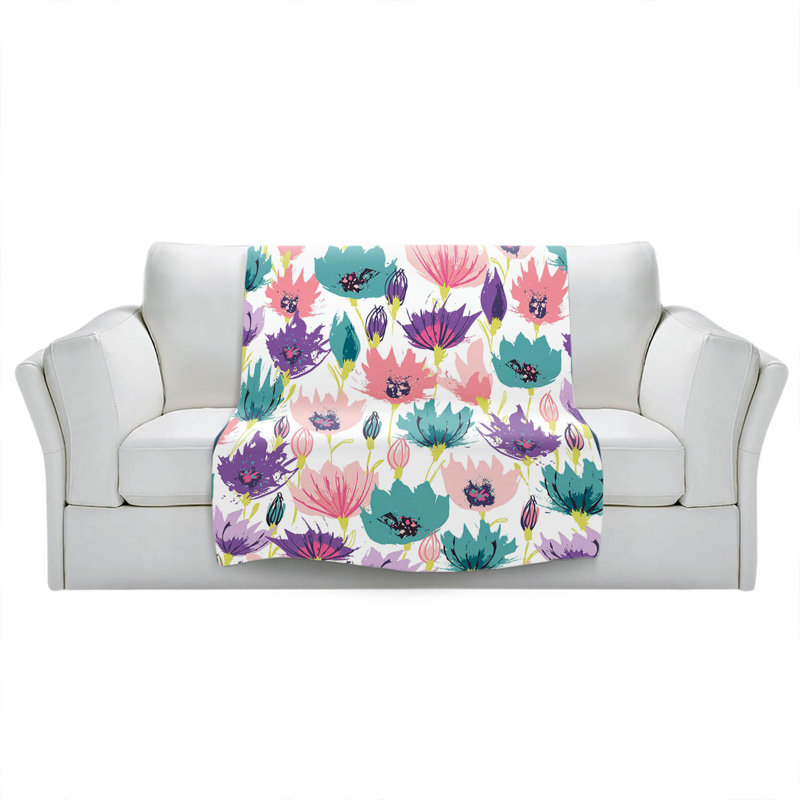  Couverture Poppies, 51 po x 60 po