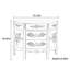 Armoire latérale américaine peinte en demi-cercle-98914924