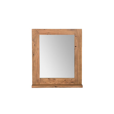 Jordyn Wood Flat Wall Mirror