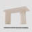 Modern Dining Table, Irregular Side Table