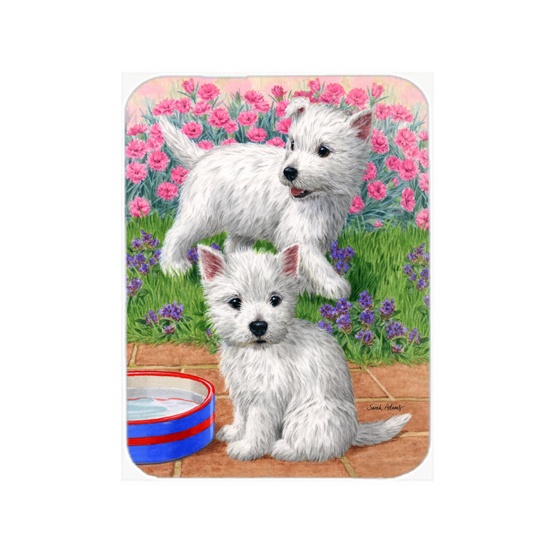 Planche à découper en verre east urban home westie