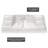 36'' W X 19.48'' D Rectangular Drop-In Resin Single Bathroom Vanity Sink With Overflow