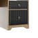 55'' Home Office Computer Desk with File and Storage Drawers,  Fluted Writing Desk with Keyboard Tray&Practical Hook and Open Compartments