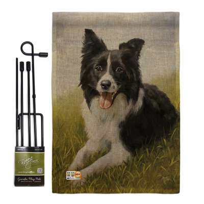 Double Sided 18.5'' H x 13'' W Polyester Animal Garden Flag