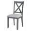 Ensemble de salle à manger 6 pièces en bois massif avec 4 chaises et banc pour la salle à manger-585908691-585908690